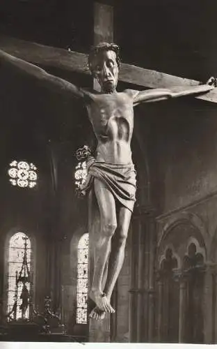 6460 GELNHAUSEN, Marienkirche, Christus am Kreuz, DKV Deutscher Kunst Verlag