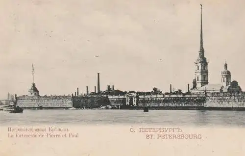 RU 190000 SANKT PETERSBURG / LENINGRAD, Festung Peter & Paul, 1914