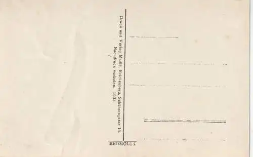 BÖHMEN & MÄHREN - REICHENBERG / LIBEREC, Jested, 1930, Verlag Madle, Druckstelle