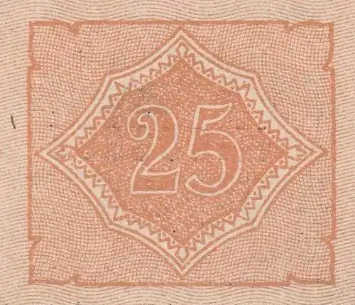 5438 WESTERBURG, Notgeld 25 Pfennig 1920