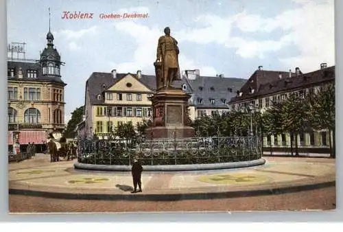 5400 KOBLENZ, Goeben-Denkmal, 1928