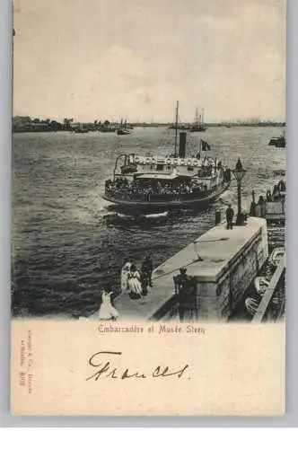 B 2000 ANTWERPEN, Veerboot bij het Museum Steen, Verlag Stengel