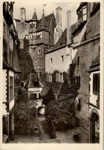 5401 MÜNSTERMAIFELD - WIERSCHEM, Burg Eltz, Innerer Burghof, DKV Deutscher Kunst Verlag