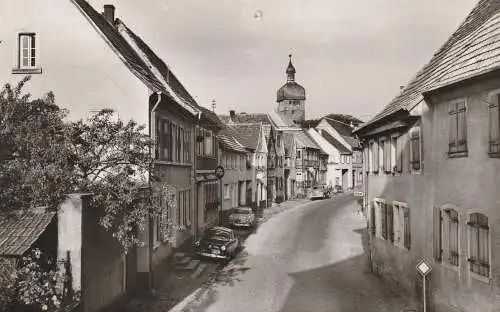 6959 BILLIGHEIM, Hauptstrasse, FORD TAUNUS, Nadelloch