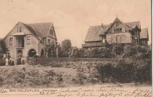 4902 BAD SALZUFLEN, Sophienhaus, 1905
