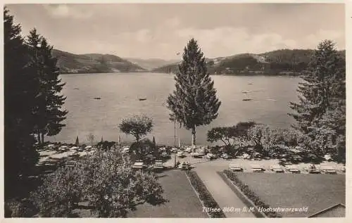 7820 TITISEE-NEUSTADT, Erholungsbereich am Seeufer, 1935