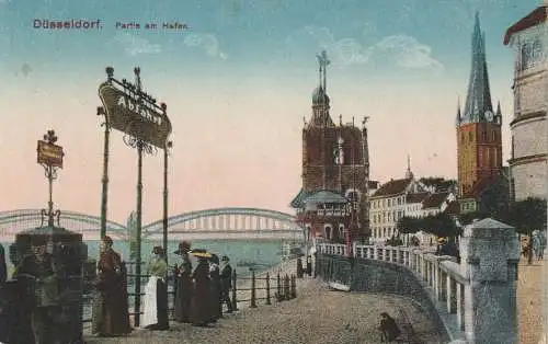 4000 DÜSSELDORF, Fähranleger am Hafen