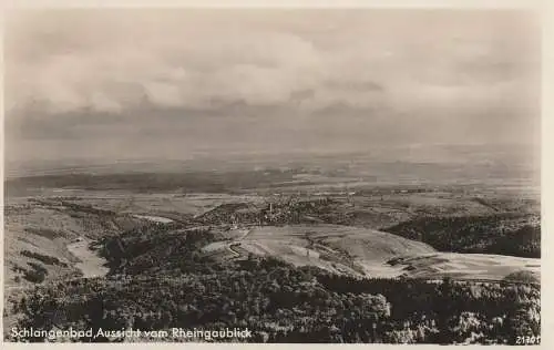 6229 SCHLANGENBAD, Blick vom Rheingaublick
