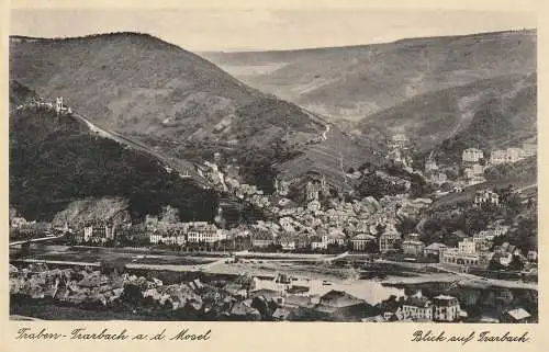 5580 TRABEN - TRARBACH, Blick auf Trarbach, 1948, franz. Militärpost