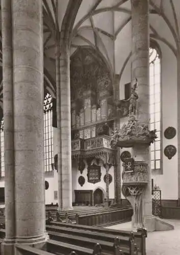 8860 NÖRDLINGEN, Pfarrkirche St. Georgskirche, Alte Orgel, Verlag Hirsch, rücks. kl. Klebereste