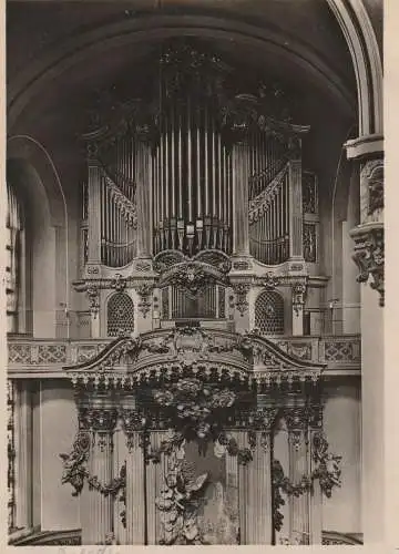 0-8000 DRESDEN, Frauenkirche, Ratszimmermeister Bähr - Orgel / 1726 / 38, DKV Deutscher Kunst Verlag, 1936