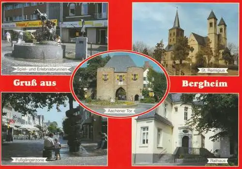 5010 BERGHEIM, Mehrbild-AK