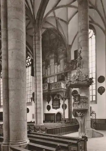 8860 NÖRDLINGEN, Pfarrkirche St. Georg, Akte Orgel mit Kanzel