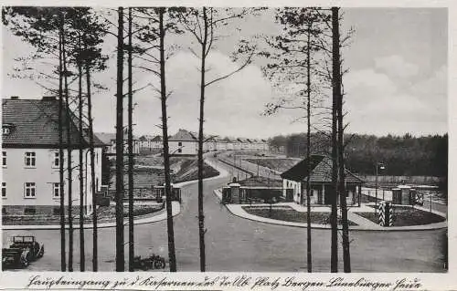 MILITÄR - TRUPPEN - ÜBUNGS - PLATZ BERGEN, Haupteingang zu den Kasernen