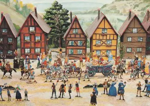 SPIELZEUG - Zinnfiguren Museum Kulmbach, Diorama "Hochzeitszug"