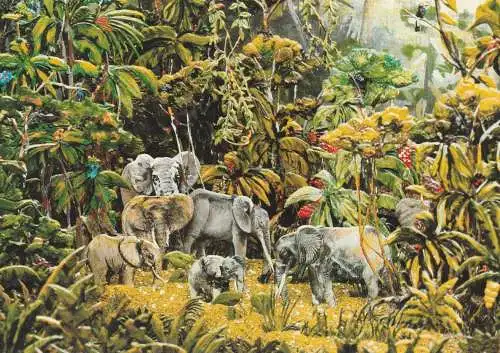 SPIELZEUG - Zinnfiguren Museum Kulmbach, Diorama "Im westafrikanischen Urwald"