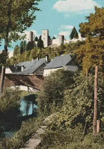 5540 PRÜM - SCHÖNECKEN, Blick zur Burg