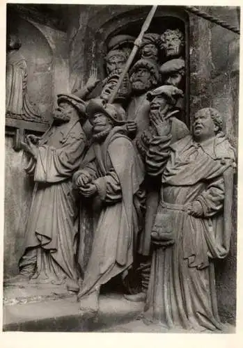 4232 XANTEN, Dom, Stationsbild der Verspottung, Gruppe der Juden, DKV Deutscher Kunst Verlag