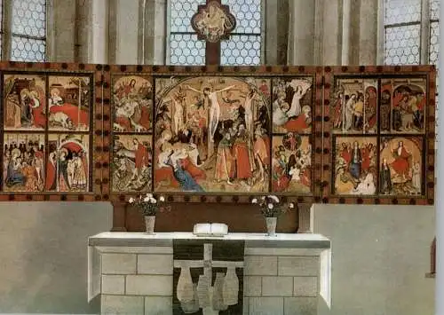 3590 BAD WILDUNGEN, Stadtkirche, Altarbild