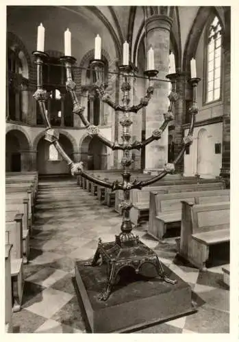 4300 ESSEN, Münsterkirche, Siebenarmiger Leuchter