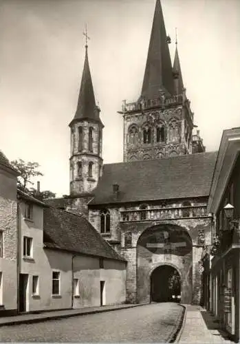 4232 XANTEN, Dom, Tor zum Stiftsbezirk, DKV Deutscher Kunst Verlag