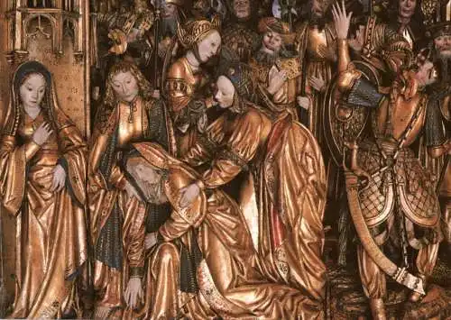 4800 BIELEFELD, Altstädter Kirche, Aus dem Schnitzaltar