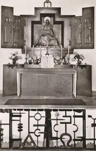 5560 WITTLICH - GROSSLITTGEN, Kloster Himmerod, Altar, 1957