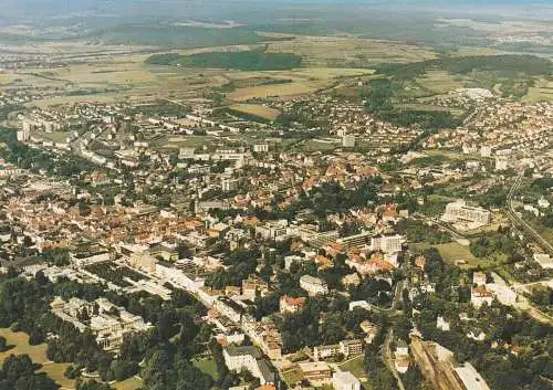 8730 BAD KISSINGEN, Luftaufnahme 1974