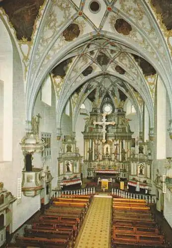 6220 RÜDESHEIM - SPABRÜCKEN, Wallfahrtskirche, Innenansicht