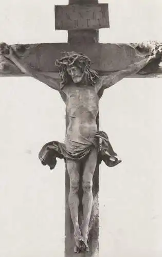 7570 BADEN - BADEN, Kruzifix auf dem alten Friedhof