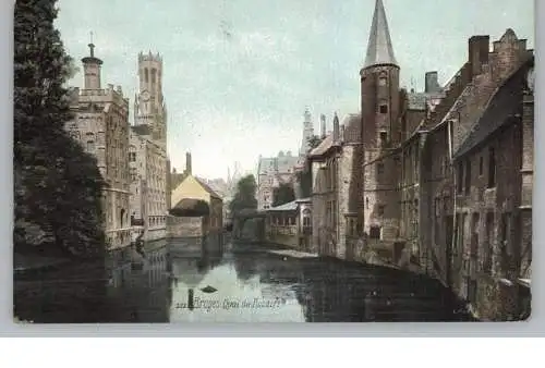 B 8000 BRUGGE, Quai de Rosaire, 1915, deutsche Feldpost