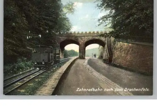 5330 KÖNIGSWINTER - HEISTERBACH, Kloster, Zahnradbahn zum Drachenfels