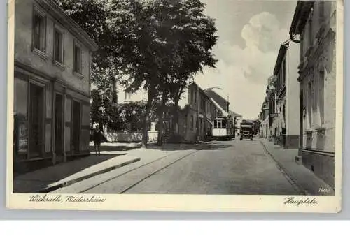 4050 MÖNCHENGLADBACH - WICKRATH, Hauptstrasse, Strassenbahn / LKW, Verlag Bänisch & Kratz # 1400