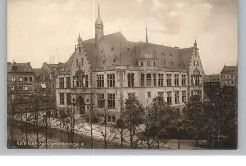 5000 KÖLN, Kunstgewerbemuseum und Umgebung, ca. 1910