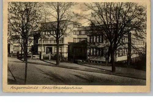 0-1320 ANGERMÜNDE, Kreiskrankenhaus, 30er Jahre