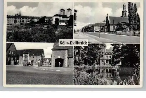 5000 KÖLN - DELLBRÜCK, Kaserne, Bergisch Gladbacher Strasse, Gut Mielenforst...1953
