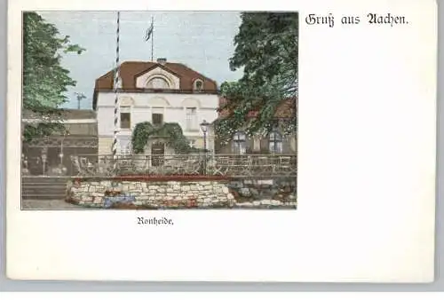 5100 AACHEN - RONHEIDE, Gaststätte, Kaiserfahne, ca. 1905