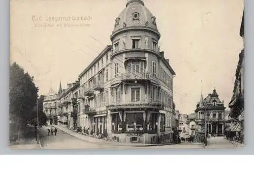 6208 BAD SCHWALBACH / LANGENSCHWALBACH, Ecke Neue-Strasse / Brunnen-Strasse, Victoria-Hotel