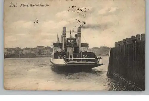 2300 KIEL, Fähre Kiel - Gaarden, 1909