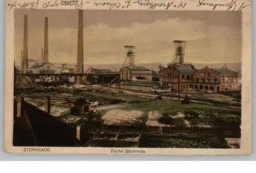 4200 OBERHAUSEN - STERKRADE, Zeche Sterkrade, belgische Miltärpost 1925