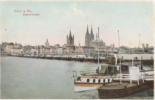5000 KÖLN - DEUTZ, Rheinfähre "KÖLN DEUTZ II", 1906, Trenkler