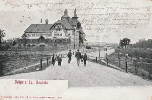 0-9900 PLAUEN - JÖSSNITZ, Bahnhofshotel, 1906