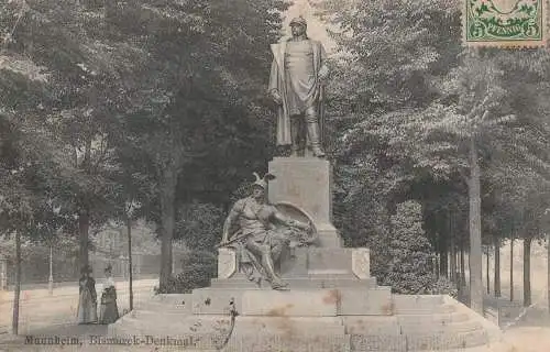 6800 MANNHEIM, Bismarck Denkmal, 1908
