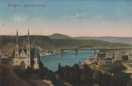 5480 REMAGEN und Brücke von Remagen, 1928