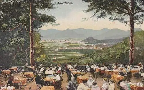 5300 BONN - VENUSBERG, Casselsruhe, Blick auf Godesberg und Siebengebirge