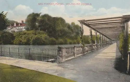 3280 BAD PYRMONT, Fürstliches Schloß und Pergola