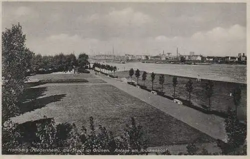 4100 DUISBURG - HOMBERG, Anlagen am Brückenkopf, 1940