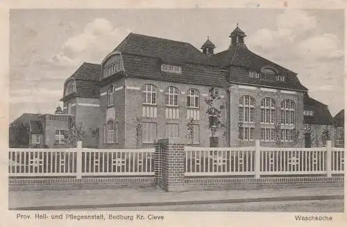 4194 BEDBURG - HAU, Prov. Heil- und Pflegeanstalt, 1921, belg. Militärpost