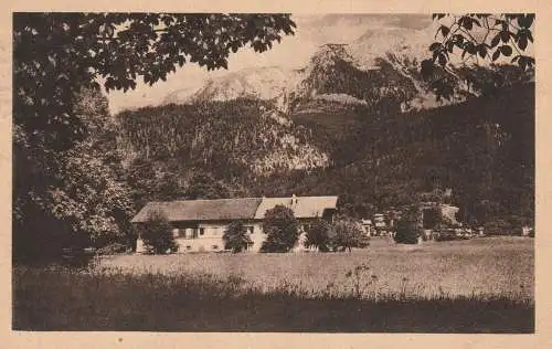 8240 BERCHTESGADEN - KÖNIGSSEE, Landgut Siegellehen, 1928