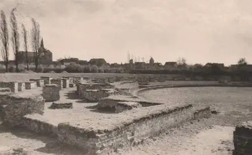 4232 XANTEN, Römische Anlagen, Photo-AK, 1960